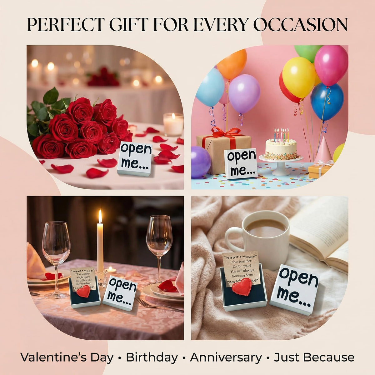 YOJO Long Distance Relationship Gifts, I Love You Gifts for Him, Romantic Gifts Birthday Gifts for Women Girls, Valentines Day Gifts for Him