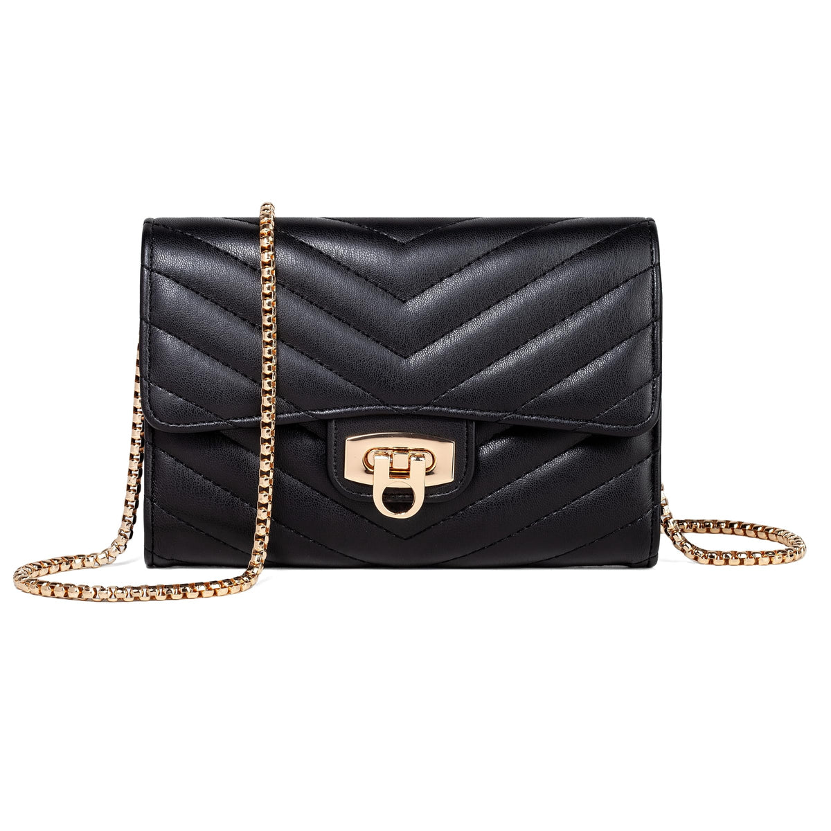 YAZEKOUS Crossbody Bags for Women, Small Purses Crossbody Purses for Women, Cell Phone Purse with Card Slots for Travel Daypack Black