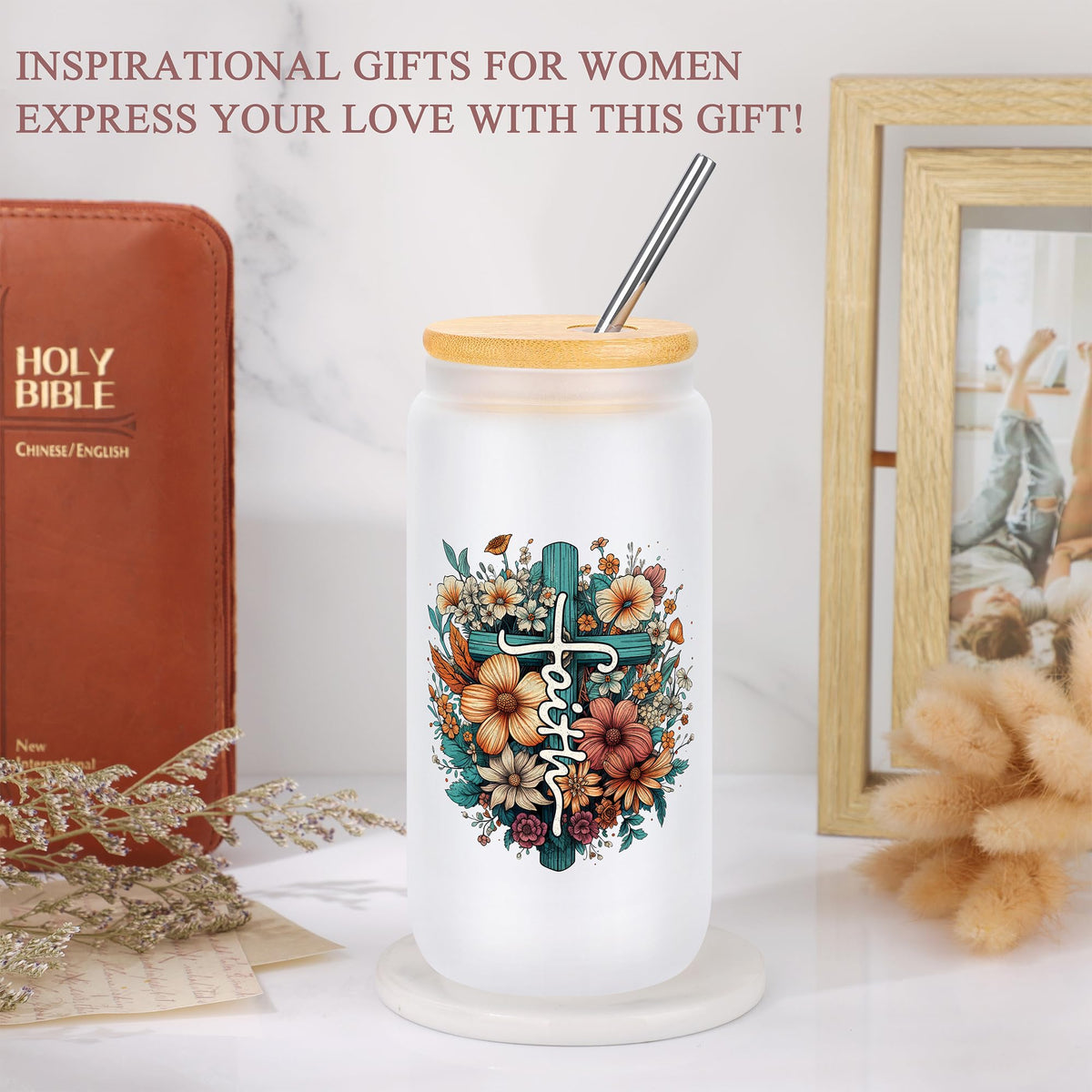 Christian Religious Gifts for Women Faith, Easter Mothers Day Unique Gifts for Christians Women Mom Daughter Sister Aunt Teacher Best Friend Grandma Christmas Valentines Ideas Present