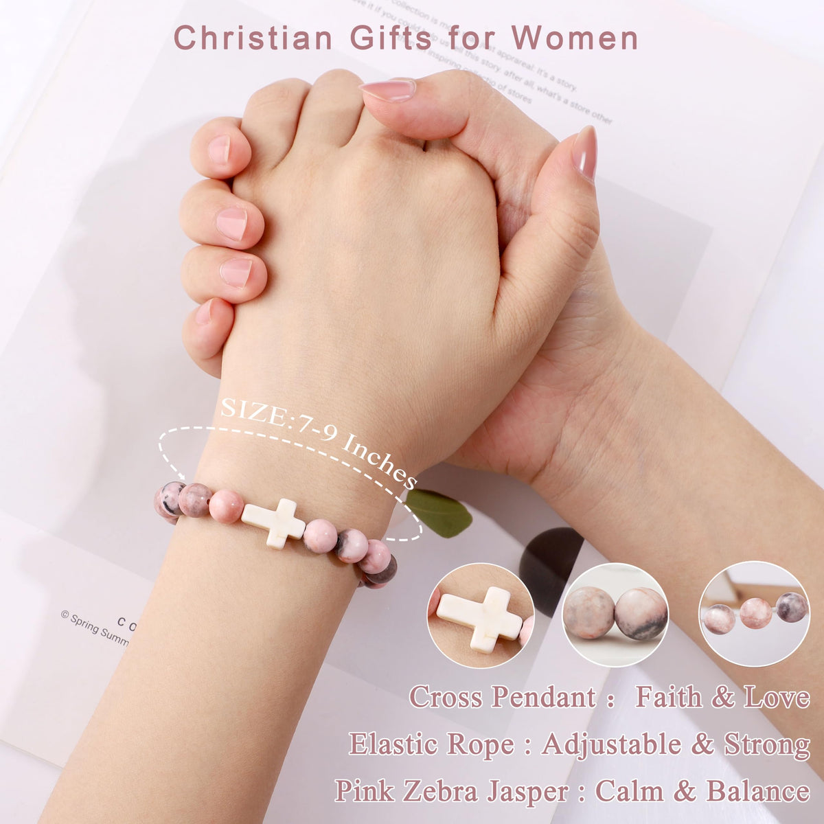 Christian Religious Gifts for Women, Mothers Day Birthday Gifts for Women, Best Friend Sister Mom Friendship Christmas Valentines Easter Ideas Present Basket of 6