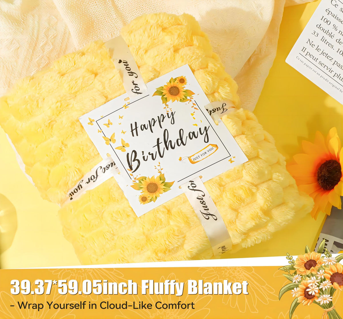 Mother's Day Gifts for Mom, 17pcs Relaxing Spa Gifts Set for Girls, Sisters, Mom, Sunflower Self-Care Package, Sending Sunshine Get Well Gifts for Women, Perfect Basket for Birthday & Mother's Day