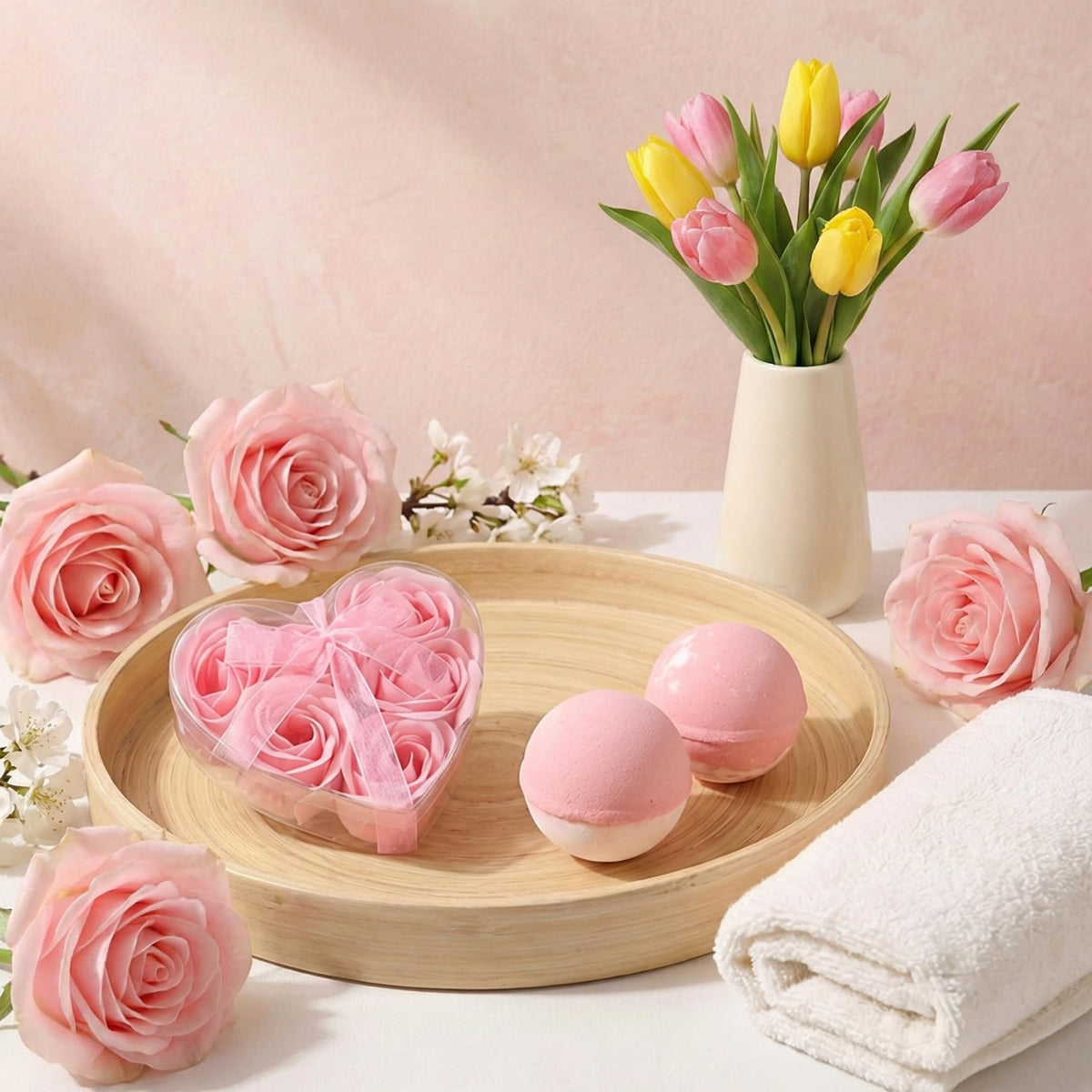 Mothers Day Gifts for Mom Wife Grandma Daughter Friends Sister, Happy Birthday Gifts for Women Mom Her Friend Sister Wife Grandma, Self Care Gift Get Well Relaxing Spa Gift Basket Set