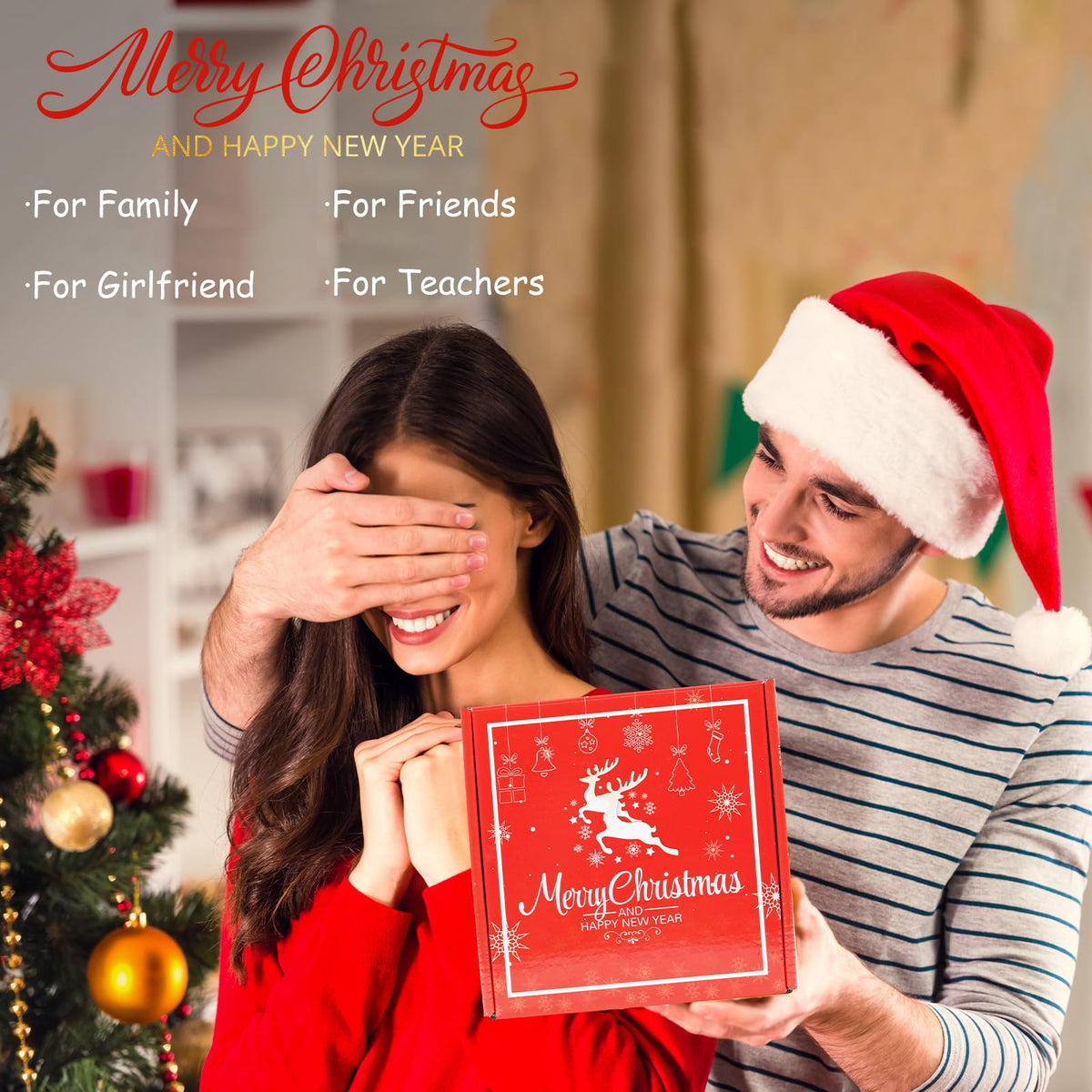 Christmas Gifts for Women-Mom Wife Christmas Gift Ideas-Xmas Gift Baskets-Holiday Relaxing Spa Thinking of You Thank You Set-New Year Gift Box-Unique Gifts for Her Grandma Friends Sister Coworker
