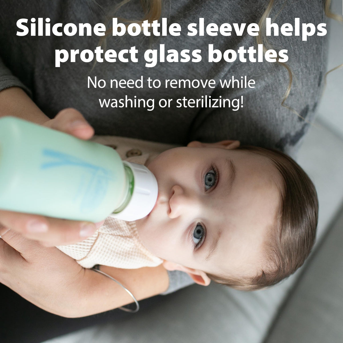 Dr. Brown's Anti-Colic Options+ Narrow Glass Baby Bottle Starter Set with Level 1, 2, and 3 Nipples, Silicone Sleeves, Soft-Touch Brush, Travel Caps, and HappyPaci, 0m+ (Packaging May Vary)