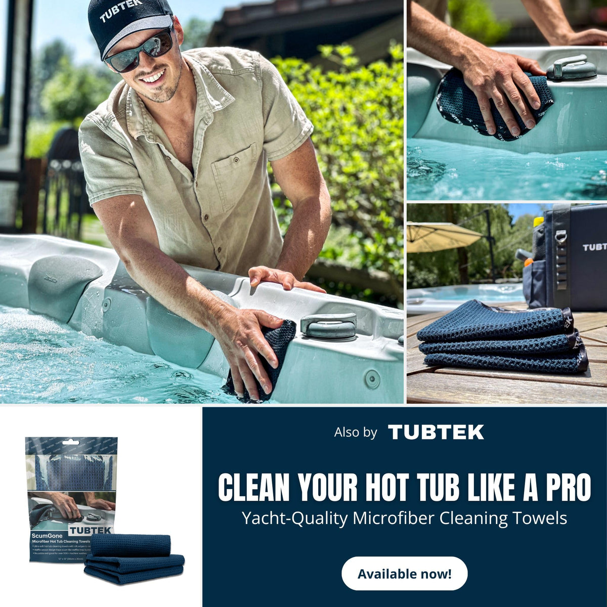TUBTEK Hot Tub Chemical Bag (Black) | Hot Tub Storage For All Your Hot Tub Chemicals & Hot Tub Accessories | Holds All Major Chemical Brands and Essential Spa Accessories for Hot Tub