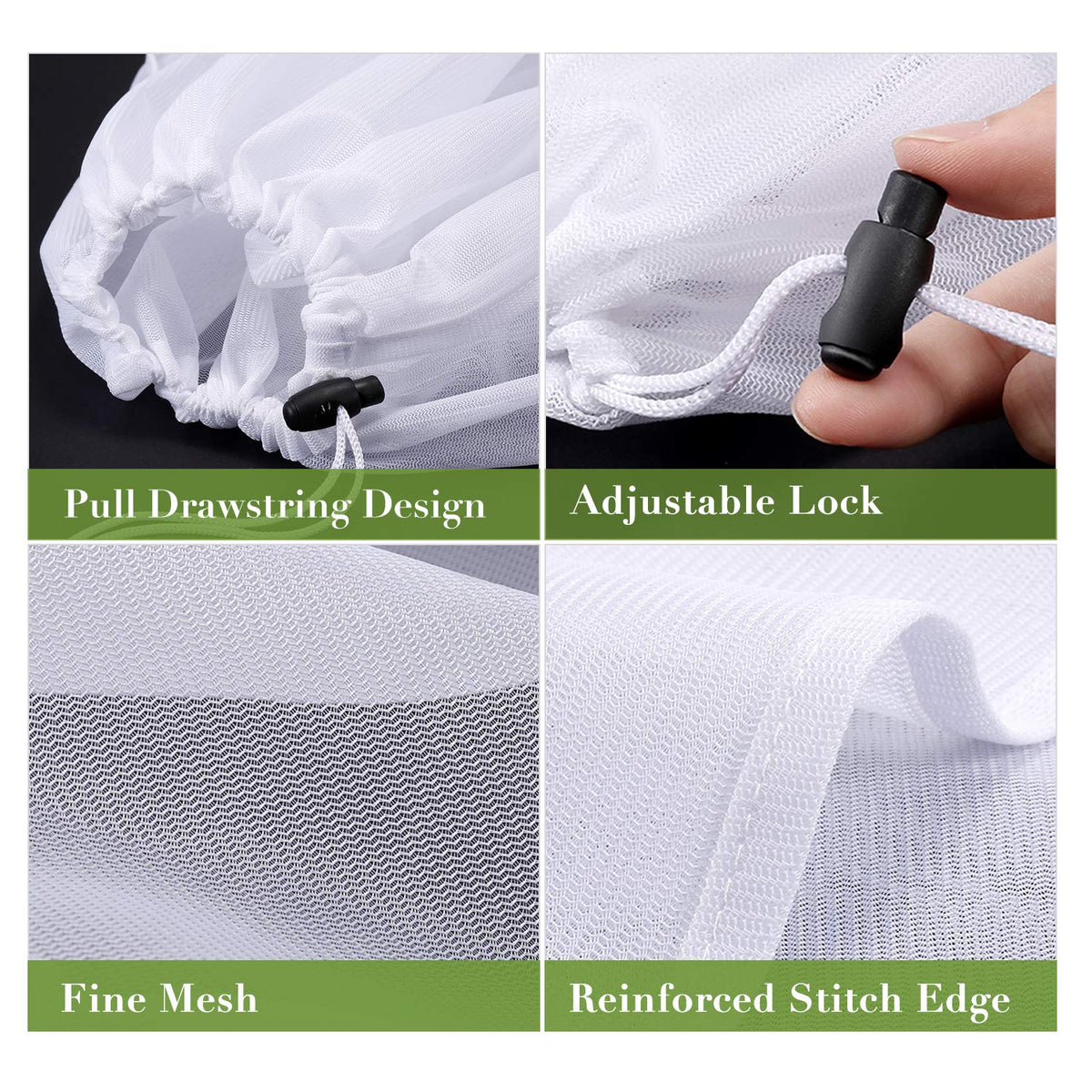 Brew Bags Reusable 3 Pack, Extra Large 26"x22" Fine Mesh Strainer Bag for Home Brewing Hops Grains Wine Beer Making Drawstring Straining Brew in a Bag