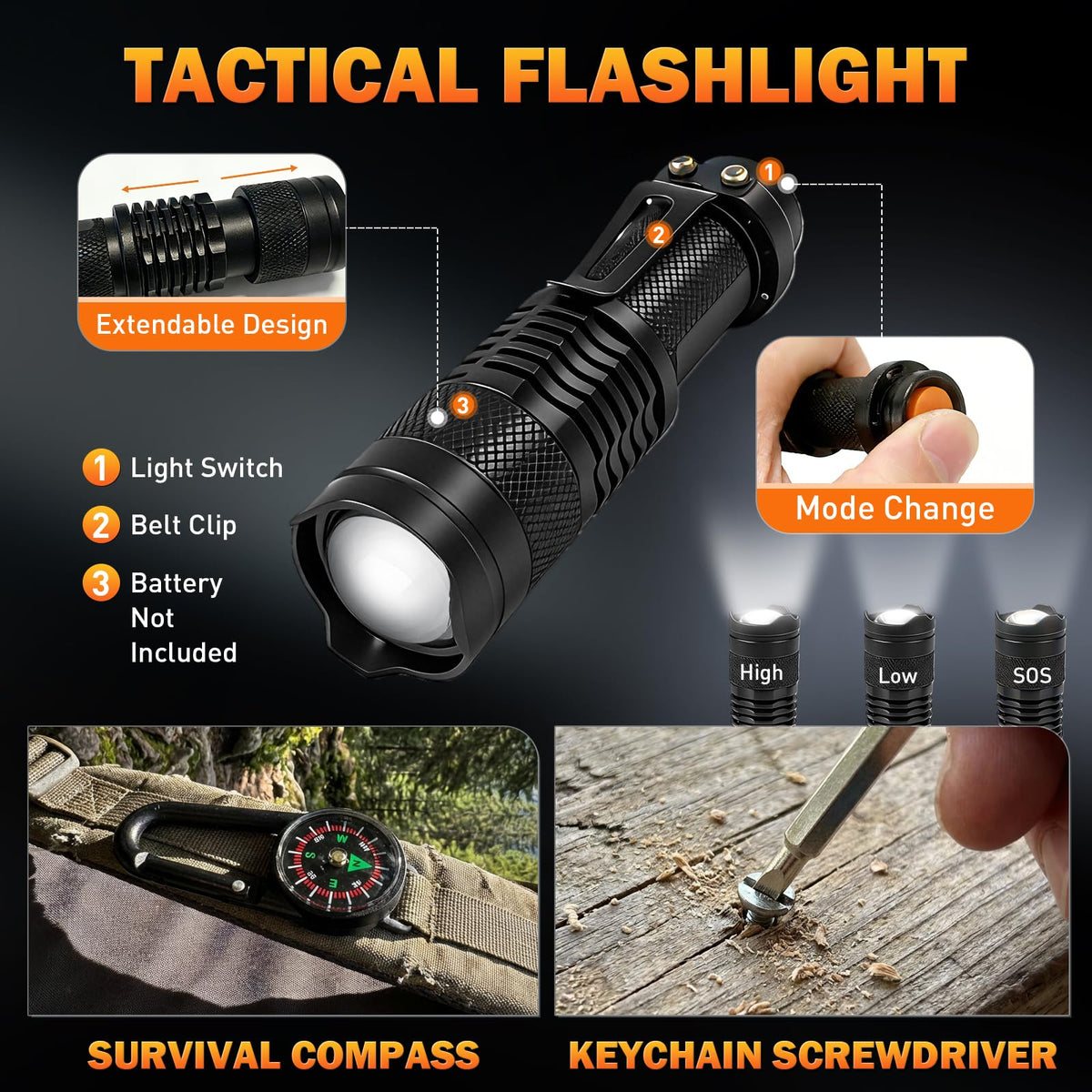 Survival Gear Kit for Men: 27-in-1 Complete Tools & Camping Accessories for Hiking, Fishing, Emergency | The for Husband, Dad, Boyfriend