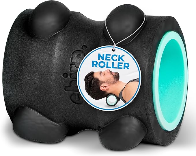 Chirp Wheel XR Massage Roller for Neck & Headache Relief ??Rejuvenate Body, Spinal Care & Tension Through Thumb Pressure Release | High-Density Foam for Physical Therapy, 500lbs Capacity, 4" Mint