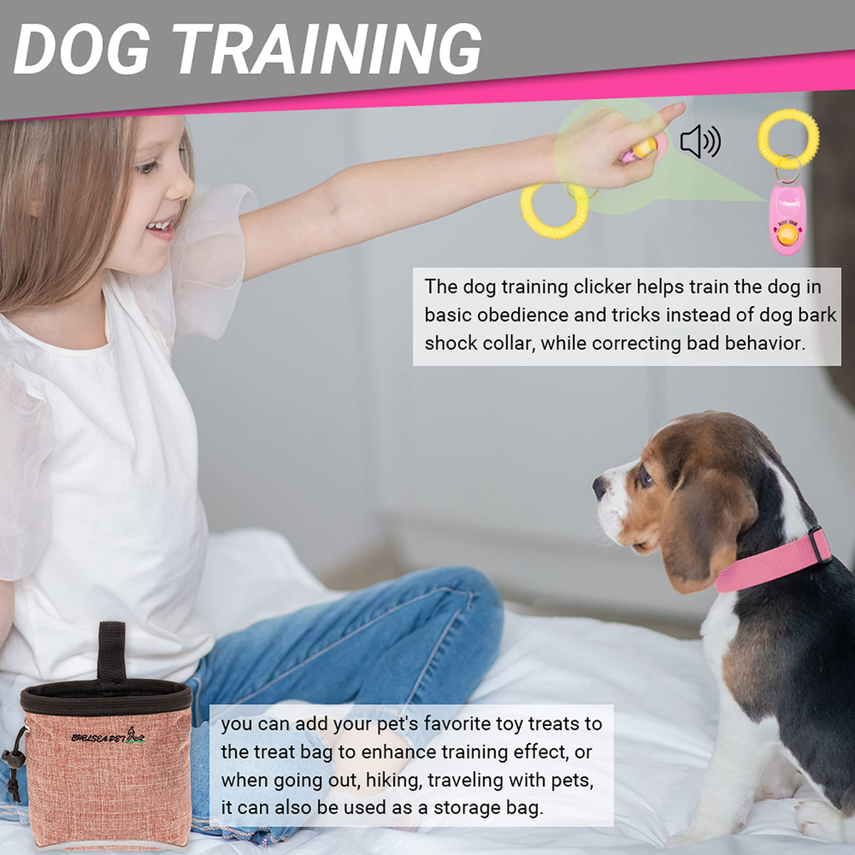 FLYSTAR Puppy Starter Kit for Small Dogs, 26 pcs Dog Supplies, Dog Toys, Collar & Leash, Training Clicker, Treat Bag, Poop Waste Bag with Dispenser, Blanket, Grooming Glove, Bowls, Toothbrush, etc