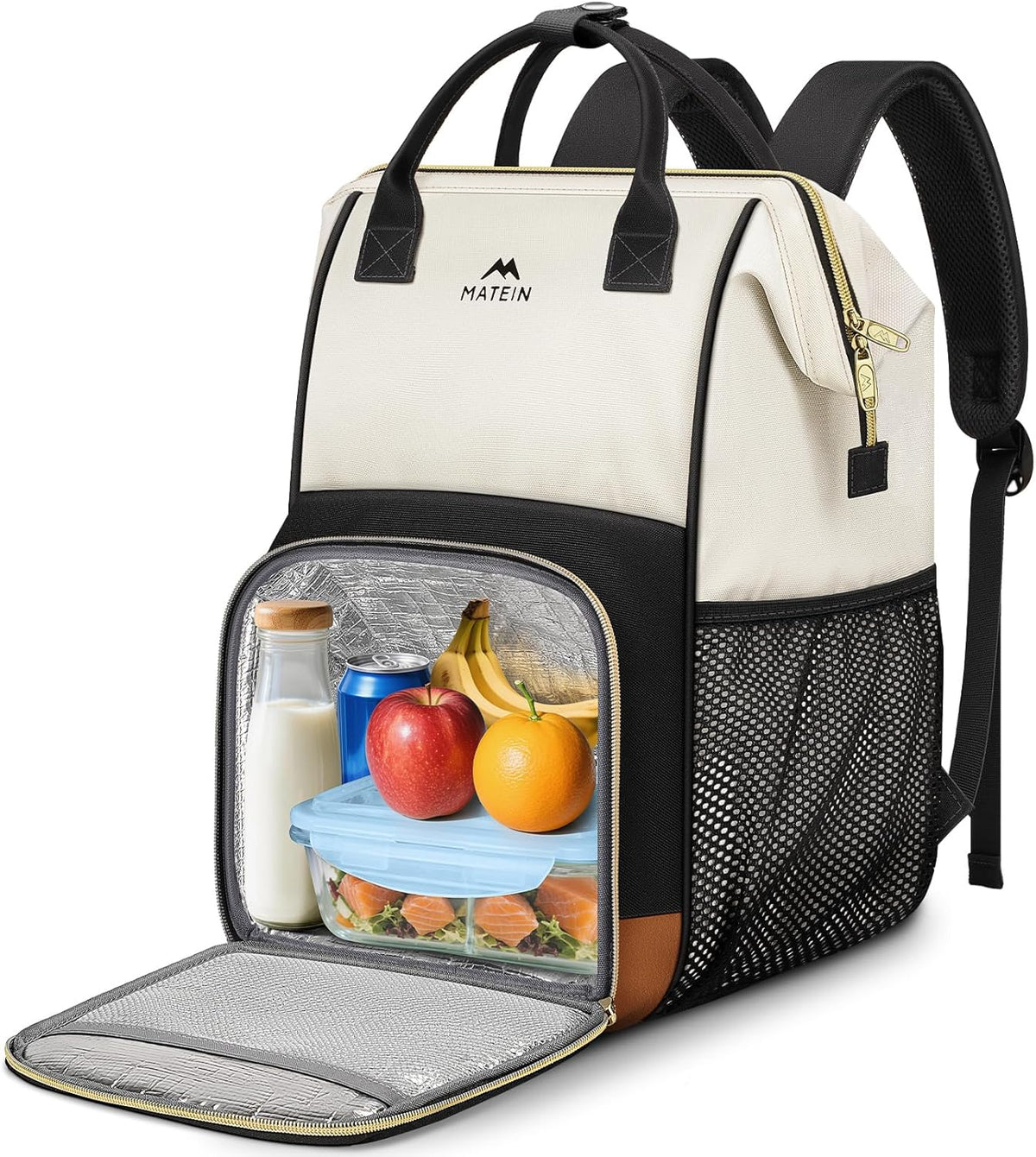 Backpack 15.6 Inch Backpack Backpacks MATEIN Insulated Lunch for Women, Work Laptop with Lunch Compartment