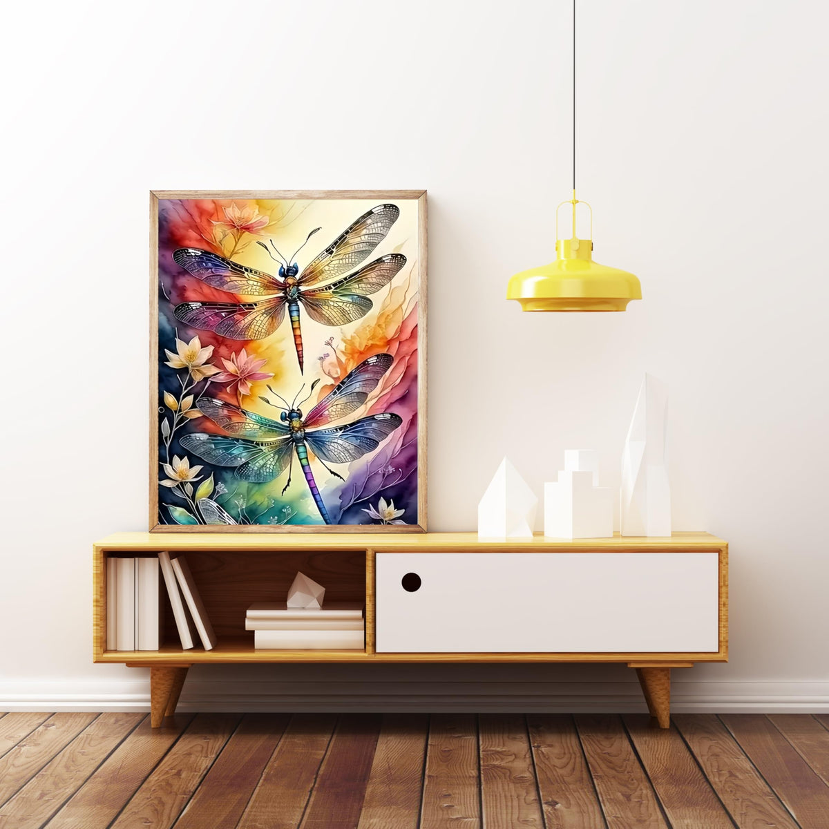 Dragonfly 5D DIY Diamond Painting Kits for Adults, Diamond Art Kits for Beginners, Full Drill Dot Painting Gem Art Kits for Home Wall Decor11.8 x15.7 Inch