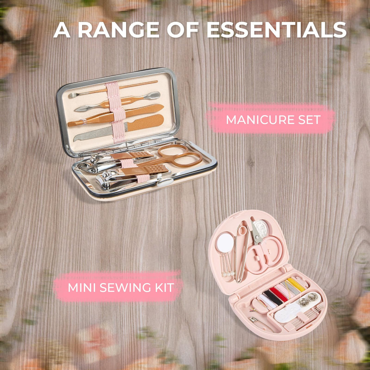 AOLRNALI Bridal Emergency Kit for Wedding Day, Wedding Essentials Survival Set for Team Bride, Must-Have 30+ Essentials Travel Kit with Makeup Bag