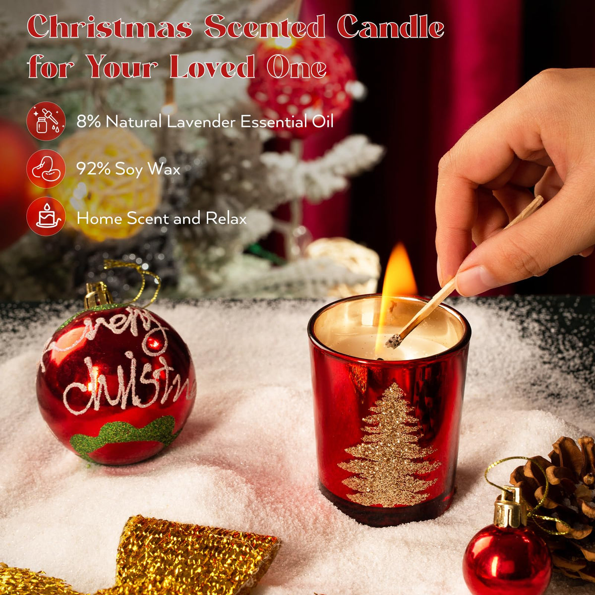 Christmas Gifts for Women-Mom Wife Christmas Gift Ideas-Xmas Gift Baskets-Holiday Relaxing Spa Thinking of You Thank You Set-New Year Gift Box-Unique Gifts for Her Grandma Friends Sister Coworker
