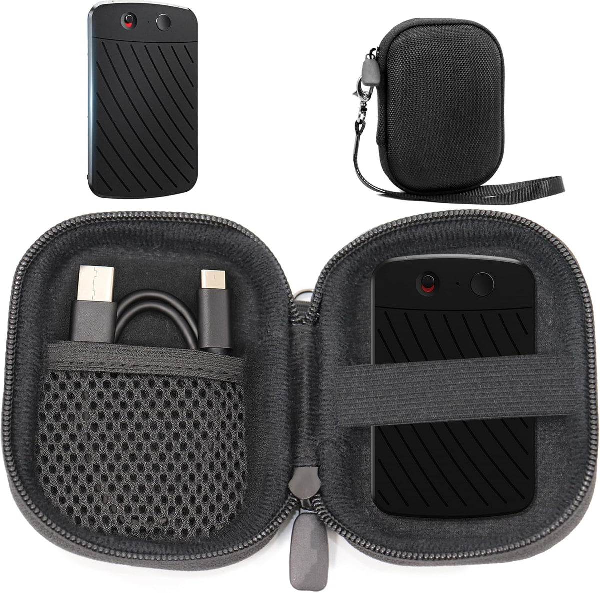 Alltravel Summarize Case for IUNSONE AI Voice Recorder, Note Voice Recorder with Transcribe Two-Way Translation