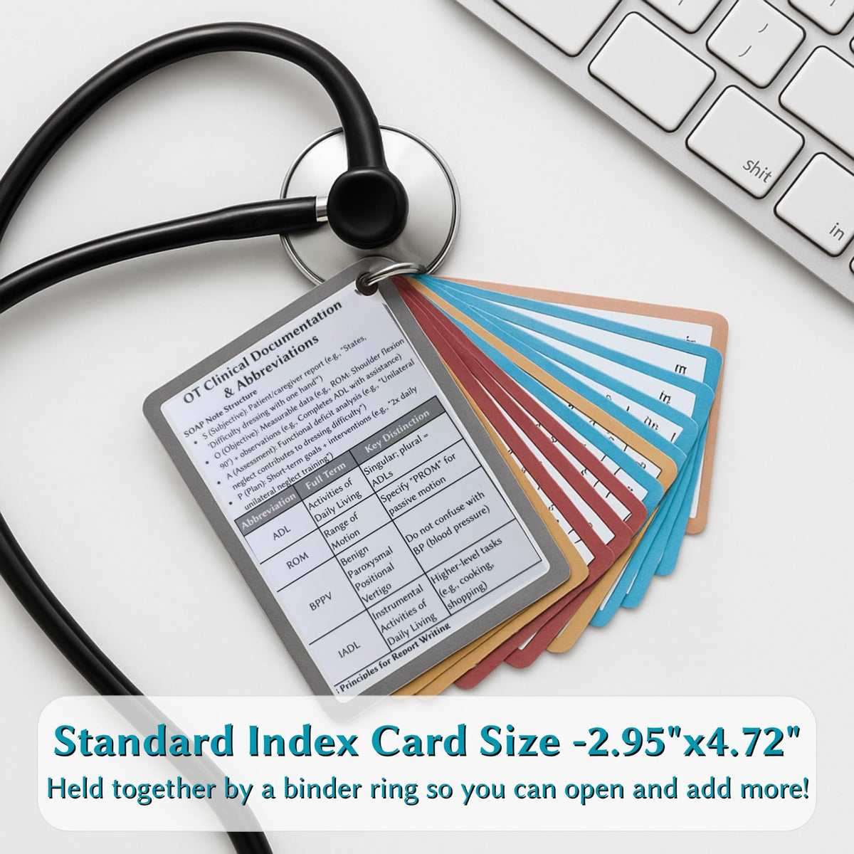 Occupational Therapy Quick Reference - 42 Essential OT Cards for Adults - an Ideal Gift & Tool for Occupational Therapists, OTAs, and Students - Therapist Must Haves