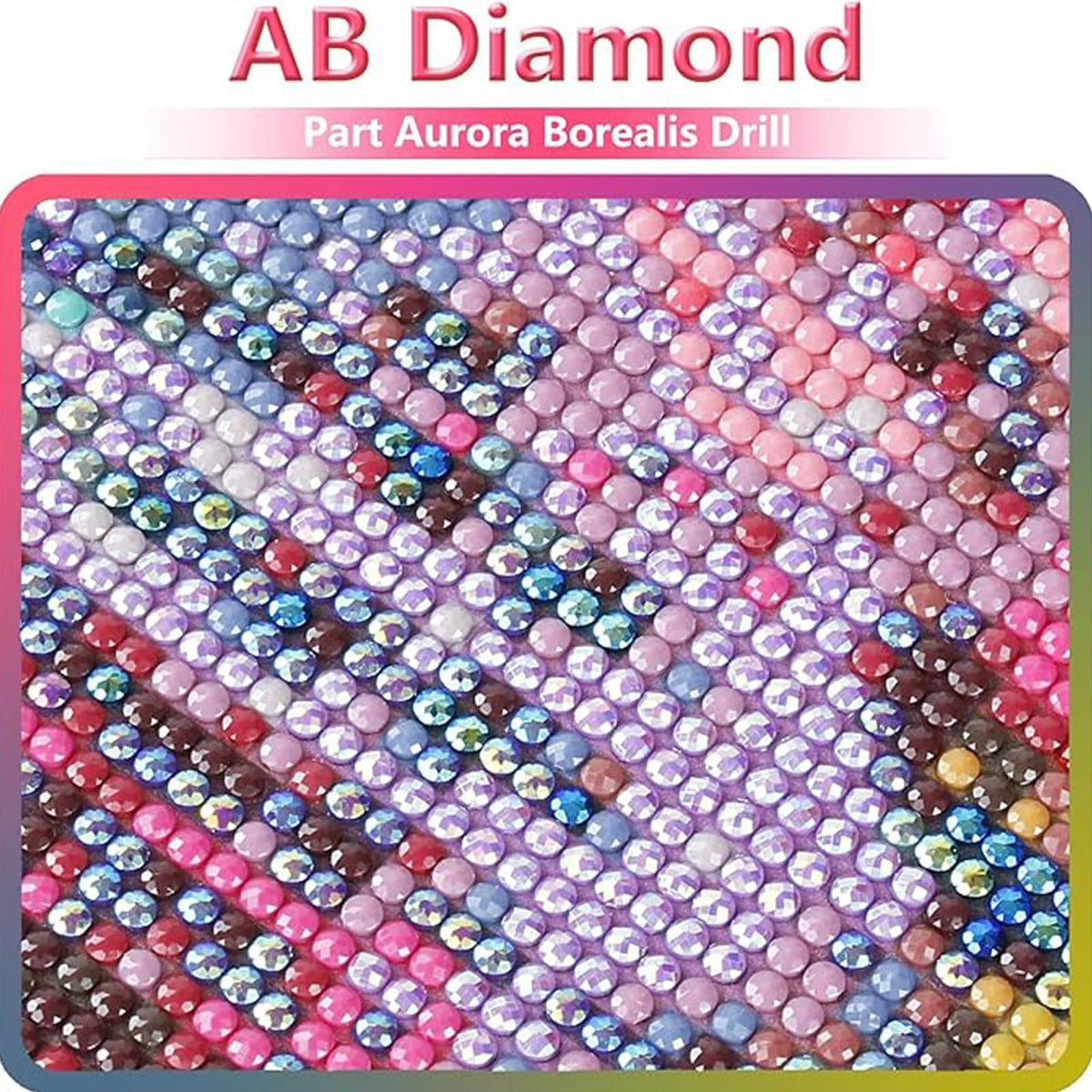 Huacan Diamond Art Kits for Adults Flower AB Drills Diamonds Painting Kit DIY Full Round Drill Paintings for Home Wall Decor Picture Size 12 * 12 Inch (Flower 5)