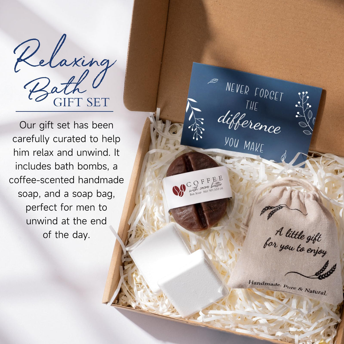 Administrative Professionals Day Gifts for Men, Employee Appreciation Gifts Bulk, Thank You Gift Box with Wooden Sign, Present for Coworkers, Teacher, Boss, Team, Mentor, Friend, Leader, Social Worker