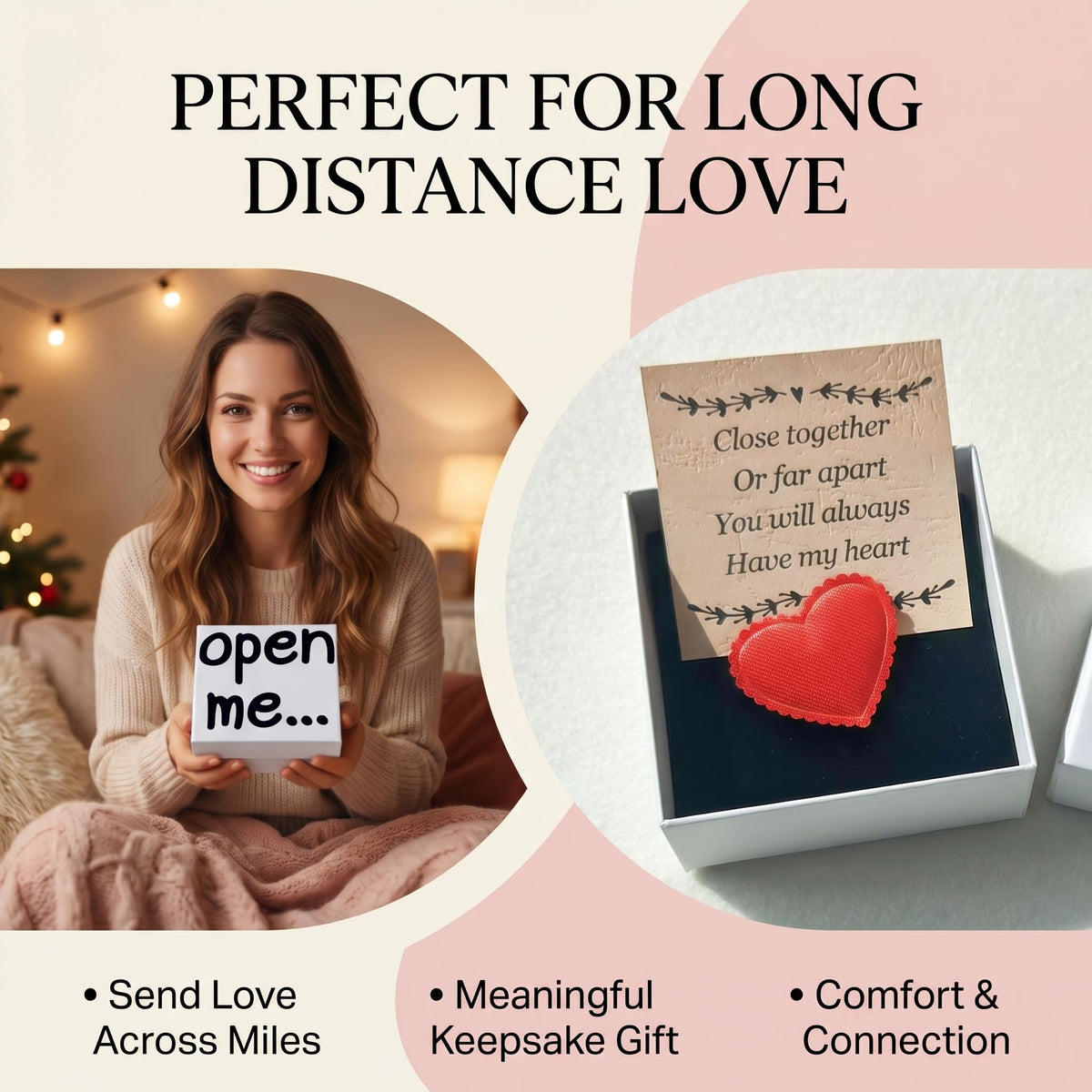 YOJO Long Distance Relationship Gifts, I Love You Gifts for Him, Romantic Gifts Birthday Gifts for Women Girls, Valentines Day Gifts for Him