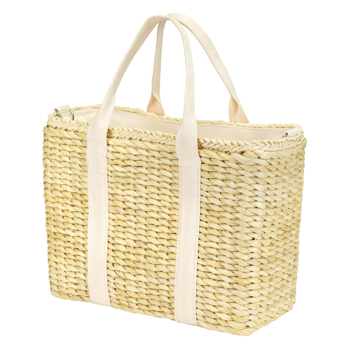 Daytani Insulated Beach Cooler Bag, Leak Proof, Premium Quality Corn Husk, Beach Bag, Pool Bag, Tote Bag, Straw, Rattan, Gifts for Women, Picnic Basket, Wedding Gifts, Lunch