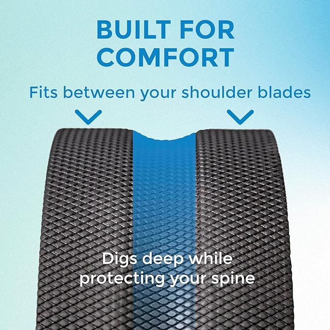 Chirp Wheel Foam Roller ??Targeted Back & Neck Relief, Lumbar Spine Stretcher, Spinal Decompression Back Stretcher, Massage Roller with Density Foam for Physical Therapy, Supports 500lbs, 4-Pack Black