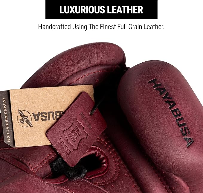 Hayabusa T3 LX Leather Boxing Gloves Men and Women for Training Sparring Heavy Bag and Mitt Work