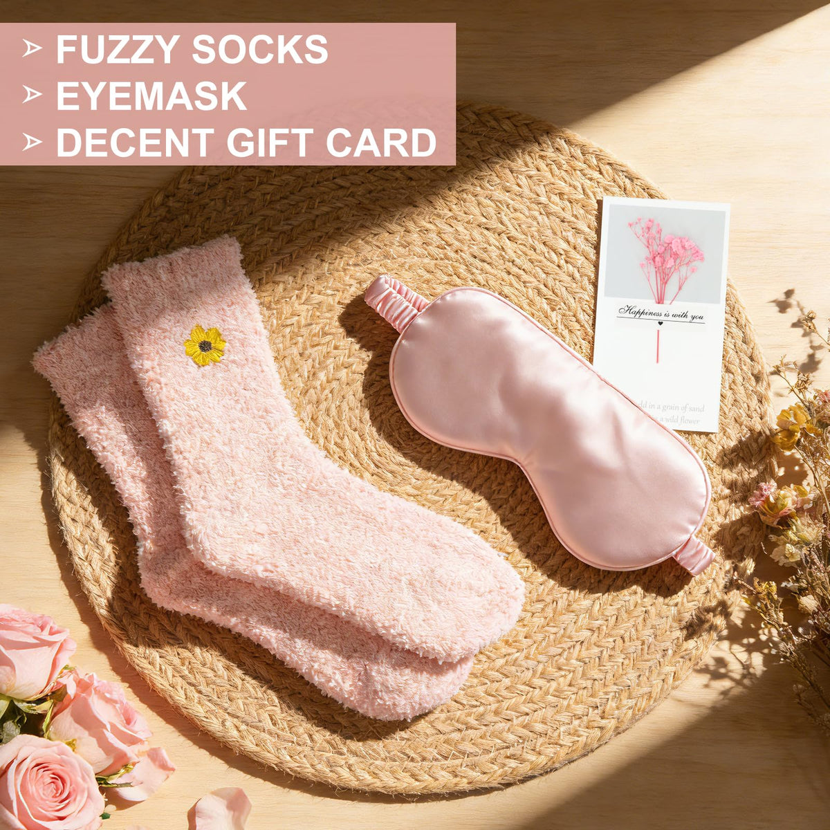 Birthday Gifts for Women, Self Care Get Well Soon Gifts Basket for Women, Flower Relaxing Spa Gift Basket Bath Set,Unique Luxury Self Care Box Gift for Mom Her Wife Sister Girlfriend, Girl Friend Pink