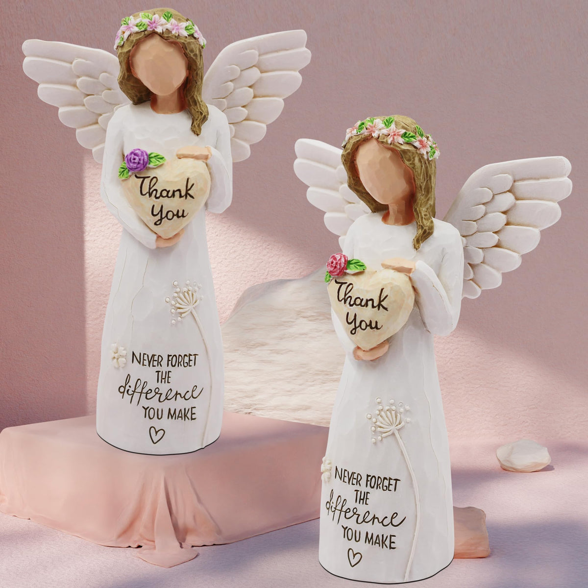 Thank You Gifts for Women, Coworkers - Employee, Teacher Appreciation Gifts, Inspirational Gift for Women, Gratitude Gift for Teachers, Appreciation Gifts for Woman, Thank You Gift Angle (Purple)