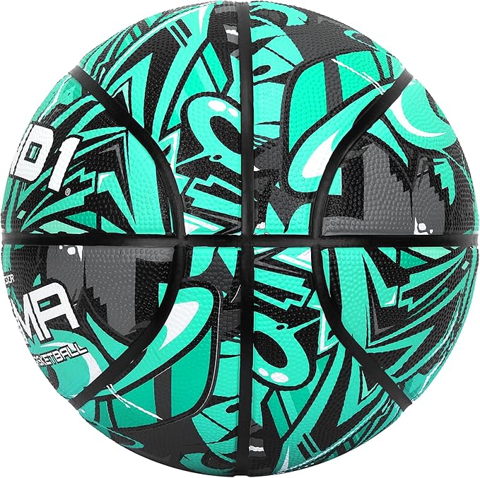AND1 Enigma Basketball - Streetball for Indoor and Outdoor Use, Deep Channel Construction and Durability