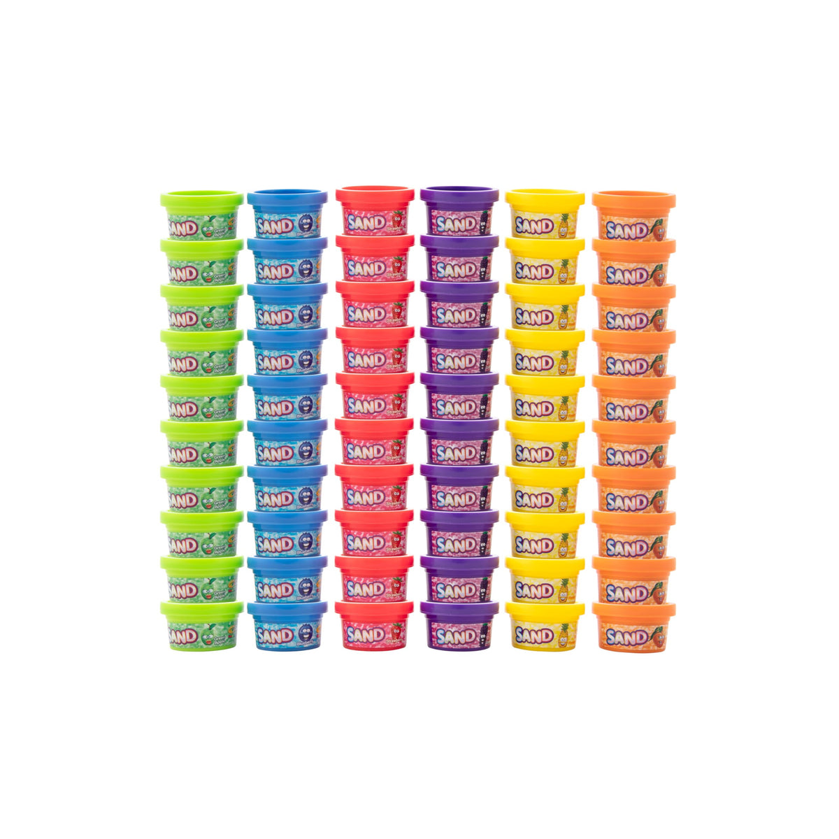 Crayola Silly Scents Play Sand – 60 Mini 1oz Tubs of Moldable Sensory Sand in 6 Bright Colors | Easter Day Party Favors, Classroom Prizes, Sensory Toys, Fidget & Creativity