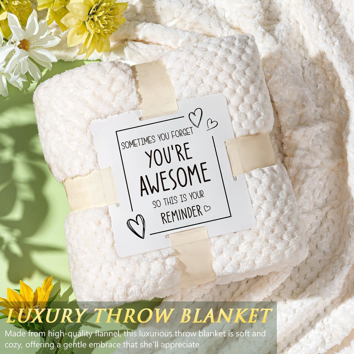 Birthday Gifts for Women Self Care Get Well Soon Gift Baskets, Spa Care Package Thinking of You Gift Set, Sympathy Inspirational Sunflower Mothers Day Easter Gifts for Women Her Mom Friend Sister Wife
