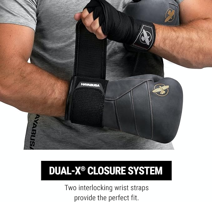 Hayabusa T3 LX Leather Boxing Gloves Men and Women for Training Sparring Heavy Bag and Mitt Work