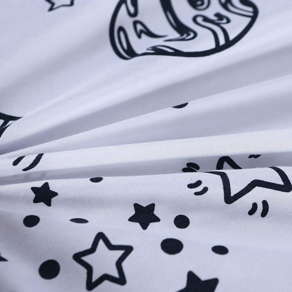 MAG 3 Pcs Space Sheets Twin,White Based Galaxy Planets Sheet Set,Super Soft Microfiber,for Kids Teens Boys Girls and Space Galaxy Lovers with 1 Fitted Sheet 14'' Deep Pocket and 2 Pillowcases.