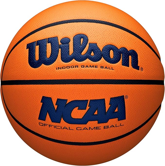WILSON NCAA Evo NXT Official Indoor Game Basketballs - Sizes 6 and 7