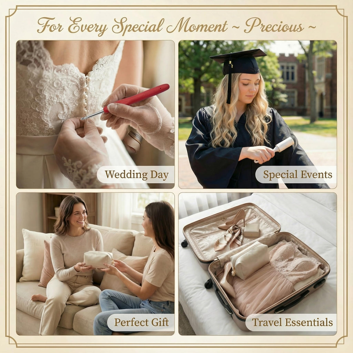 HygaLivia Wedding Emergency Kit | 30+ Essentials | 100+ Pieces | Bridal Emergency Kit for Wedding Day