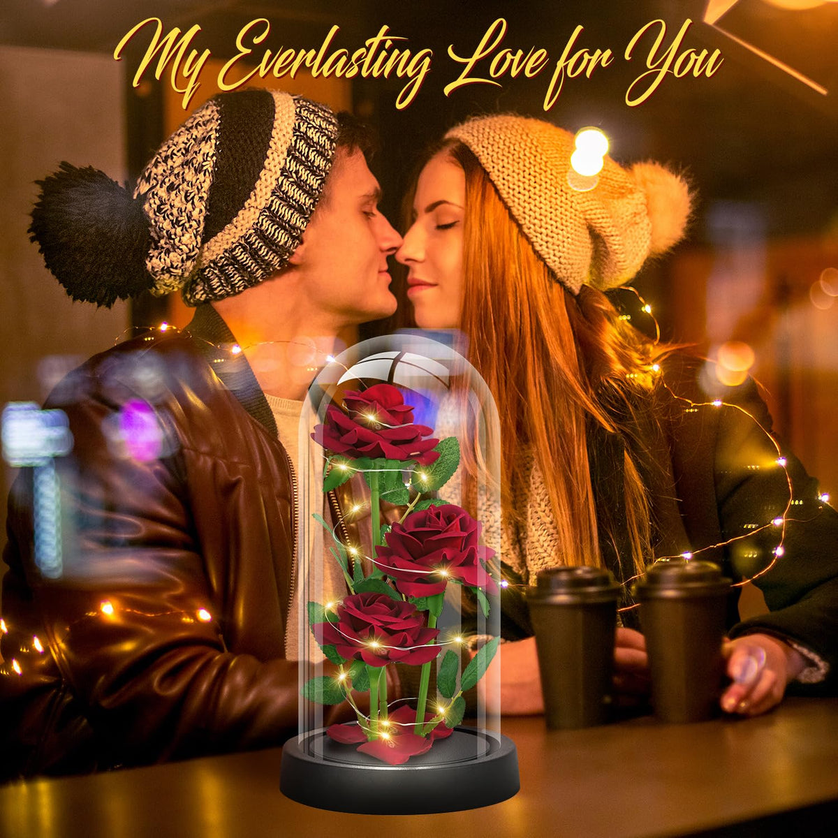AKIYHT Glass Rose Mothers Day Flower Gifts for Mom from Daughter Son, Birthday Gifts for Women Mom Wife Girlfriend, Handmade Glass Roses Flowers Womens Gifts for, Anniversary, Womens Day, Mothers Day