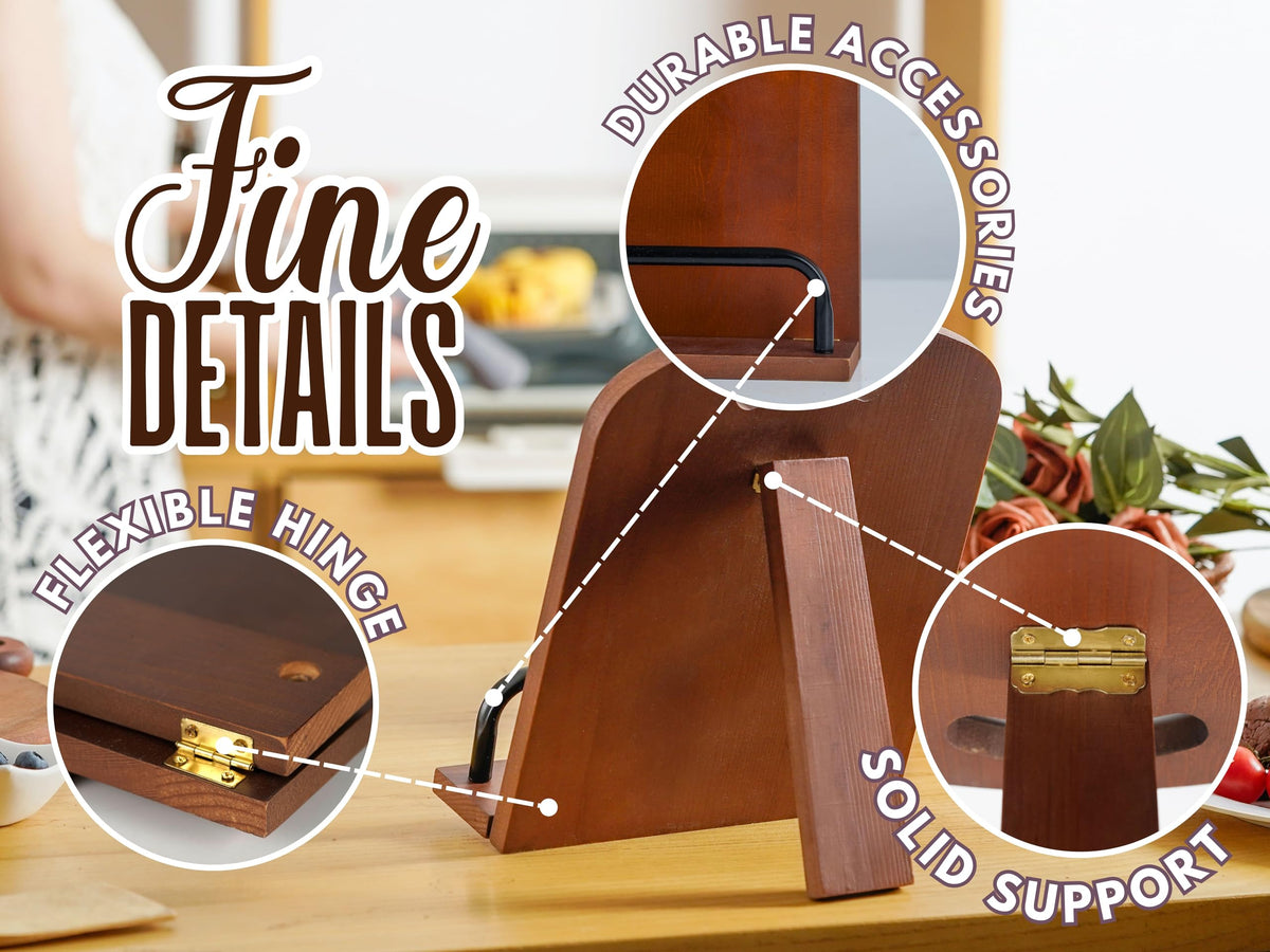 InnoBeta Horse Gifts for Women, Cookbook Stand for Kitchen Counter, Perfect Gifts for Horse Lovers on Birthday, Adjustable Tablet Recipe Book Holder, Unique Kitchen & Home Decor