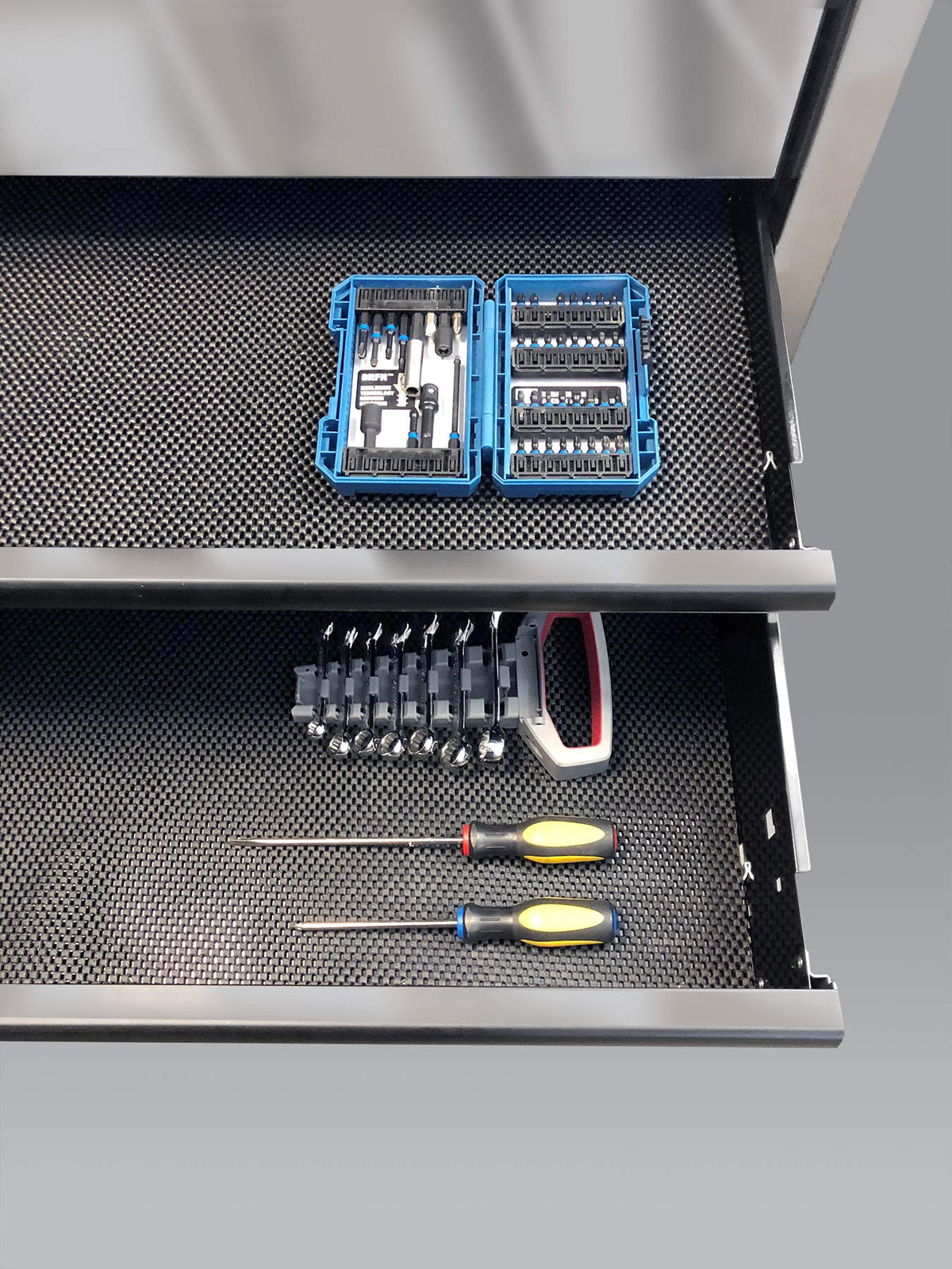 Viper Tool Storage VLINERRD The Original Pink Box Non-Slip Drawer Liner, Red