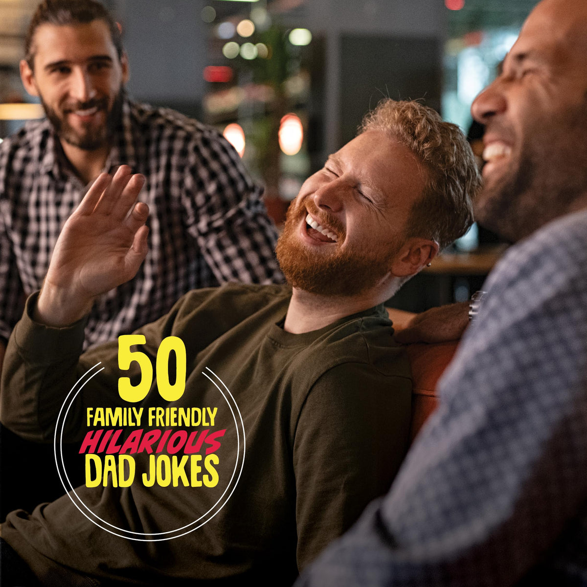 Knucklhead Dad Jokes Button - Father's Gift - Features 50+ Funny Dads Joke - Gift for Fathers Birthday Present from Wife, Son, Daughter, Kids - Silly Gag for Men - Funny Gifts for Adults, Dad Presents