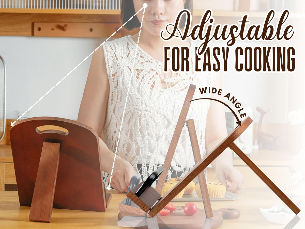InnoBeta Horse Gifts for Women, Cookbook Stand for Kitchen Counter, Perfect Gifts for Horse Lovers on Birthday, Adjustable Tablet Recipe Book Holder, Unique Kitchen & Home Decor