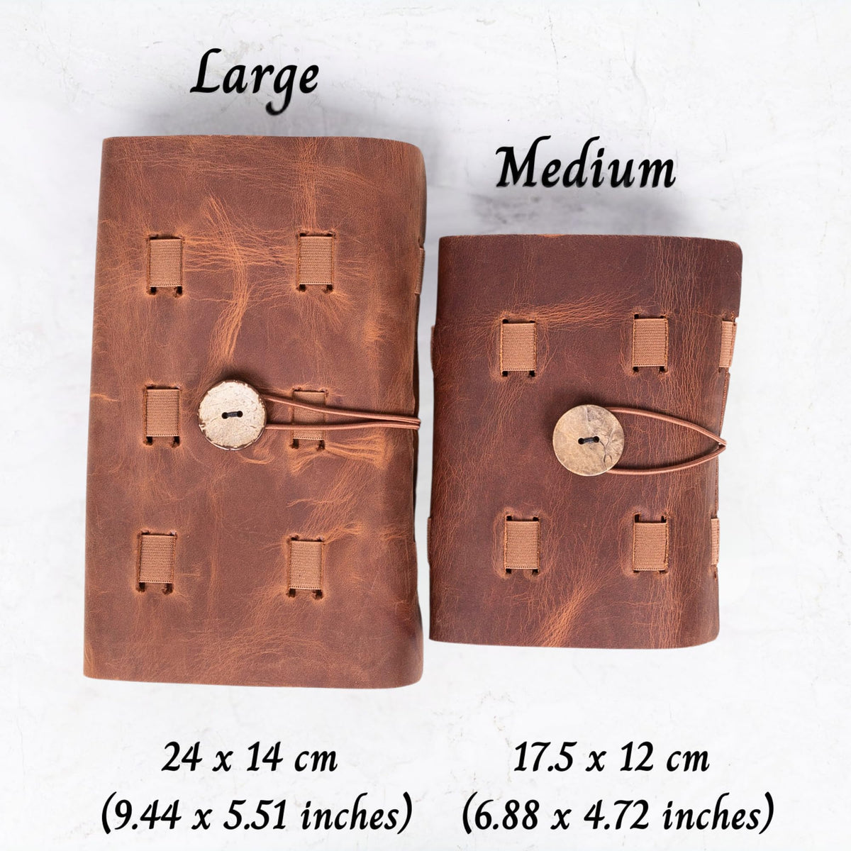 HARDISTON Custom Genuine Leather Electronic Cable Organizer Bag Handmade Travel Cord Organizer Roll Case for Hard Drives, Cables, Charger, Phone, USB, SD Card (Medium - Brown)