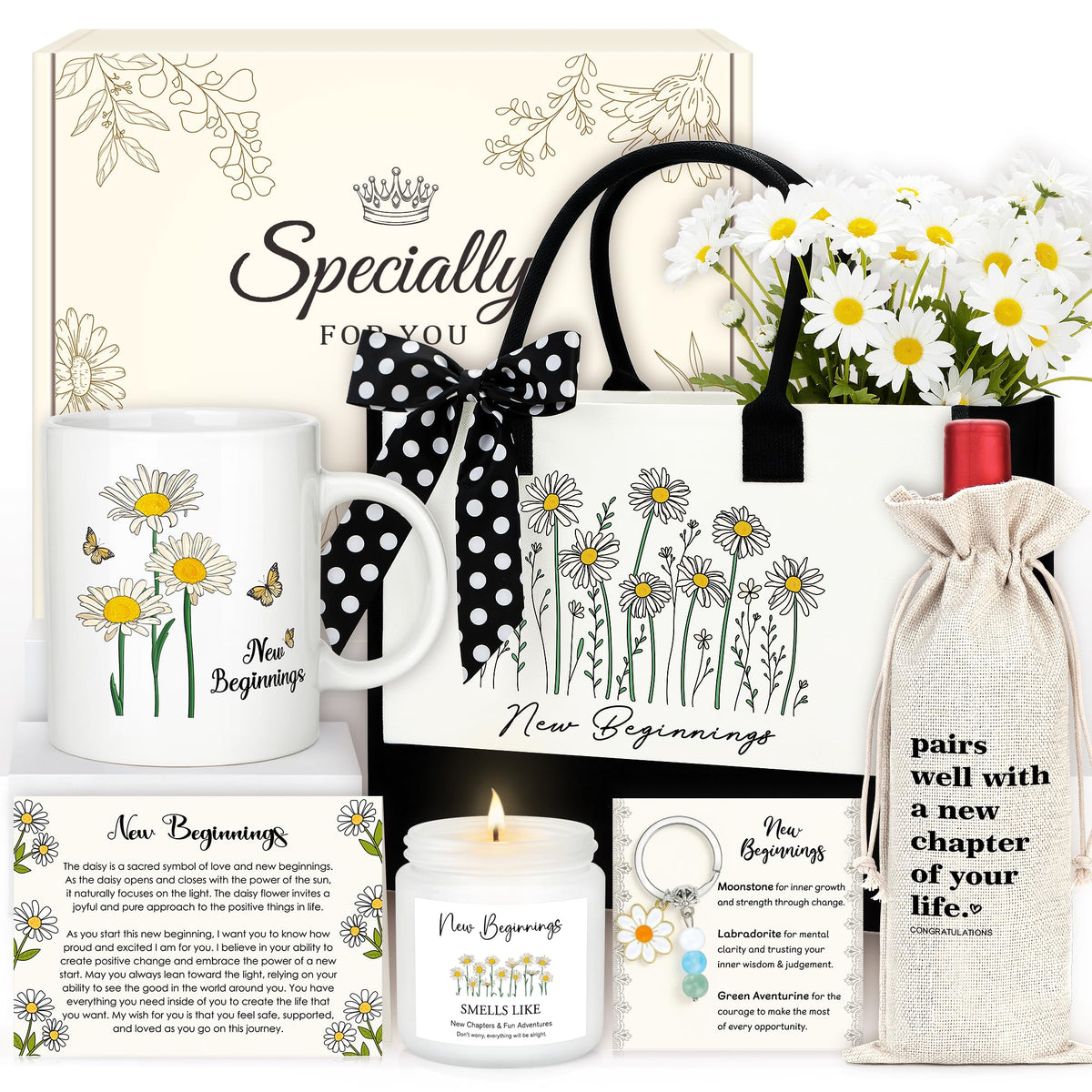 New Beginnings Gifts for Women Farewell Gifts for Coworkers Leaving Going Away Goodbye Gift for Coworker, Friend, Boss Congratulations New Job, Divorce, Good Luck, Breakup, Moving Away Gift for Women