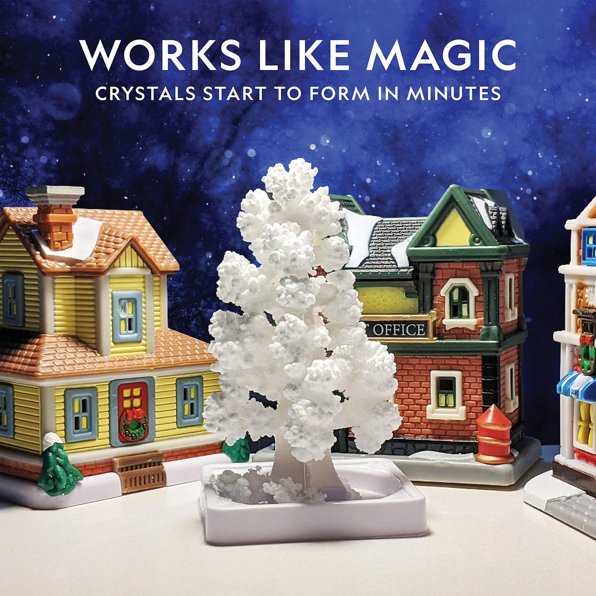 National Geographic Craft Kits for Kids - Crystal Growing Kit - Grow a Crystal Garden in Just 6 Hours, Educational Craft Includes Art Project, Geode, STEM Arts and Crafts for Girls (Amazon Exclusive)