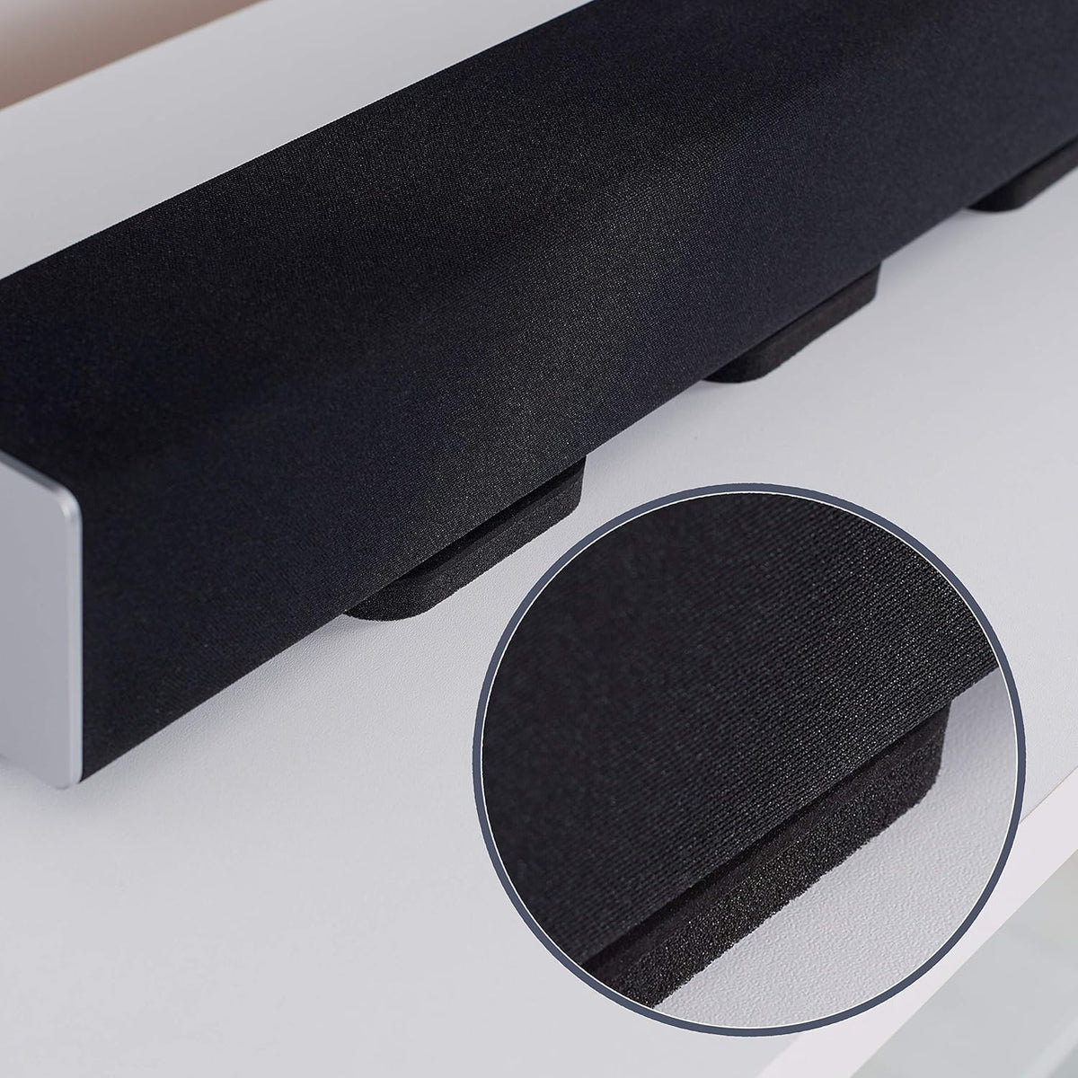 (4Pack) 3.5'' 2.5'' 0.65'' Sound Addicted Isolation Pads for Soundbar - Anti Vibrations Foam Pads Feet x x Suitable